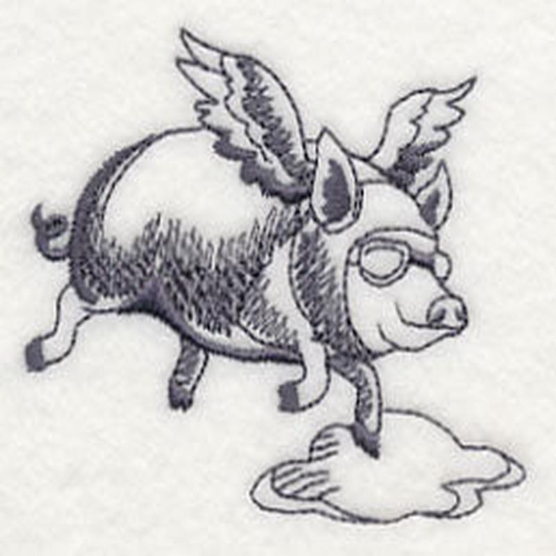 Flying Pigs and Plane 1