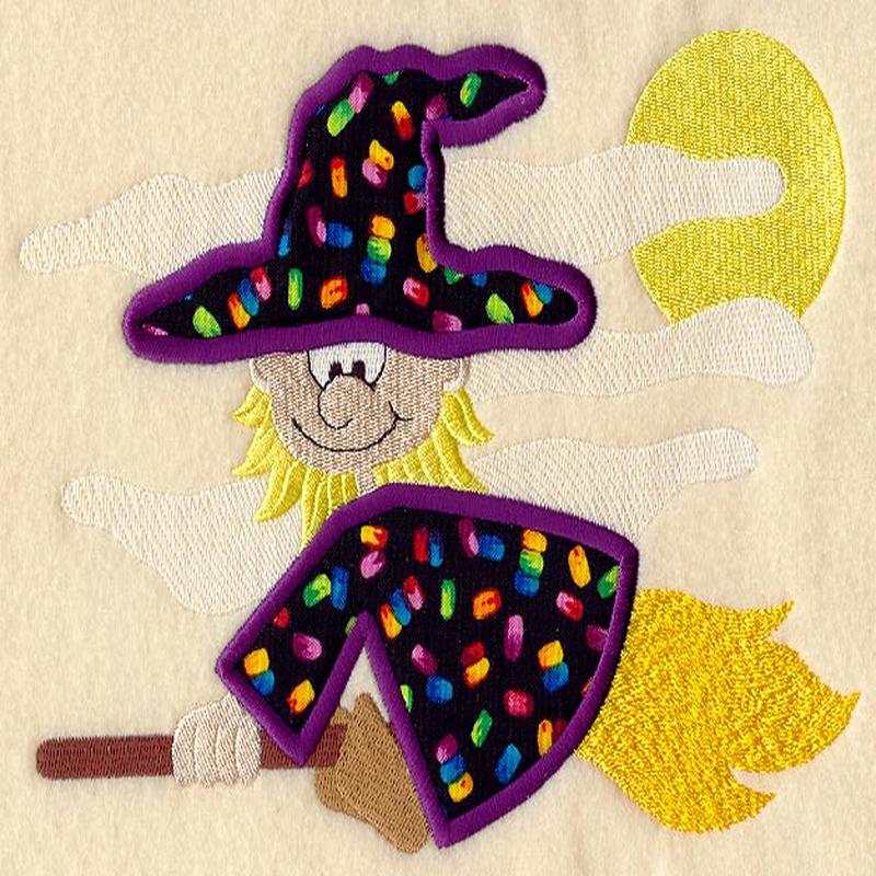 Flying Witch (Applique)