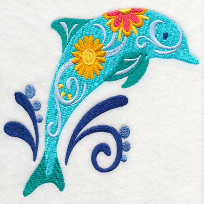 Flower Power Dolphin