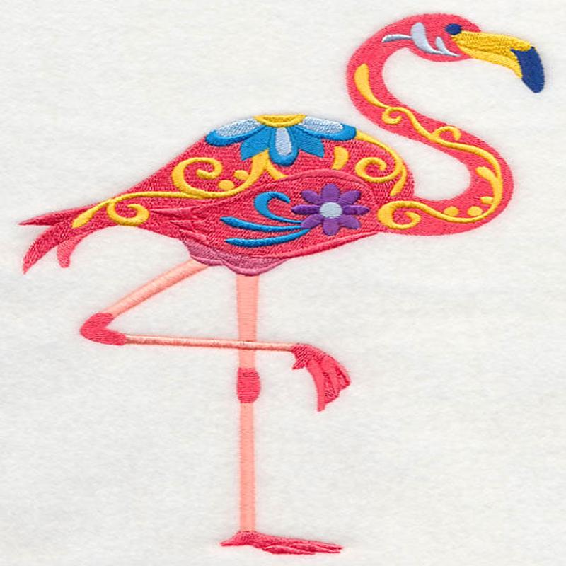 Flower Power Flamingo