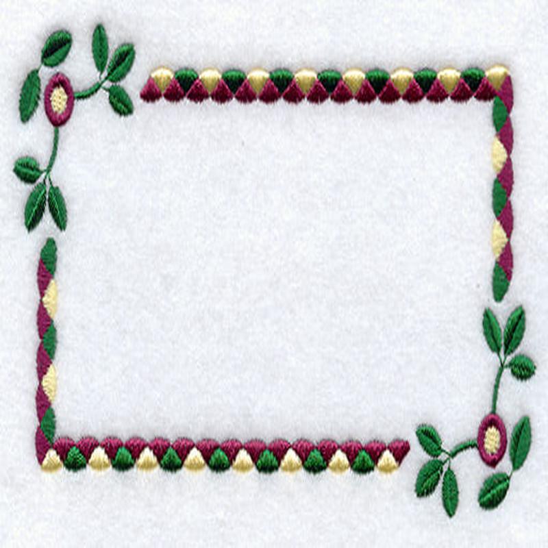 Flower Reel Quilt Label - Lg