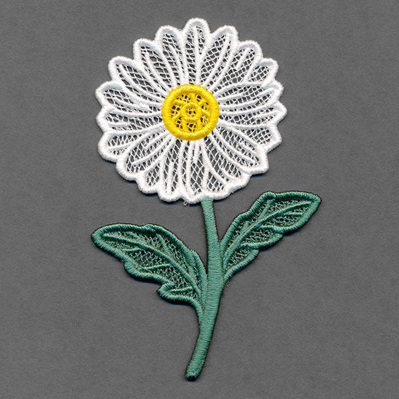 Flowers of the Year - April Daisy (Lace)