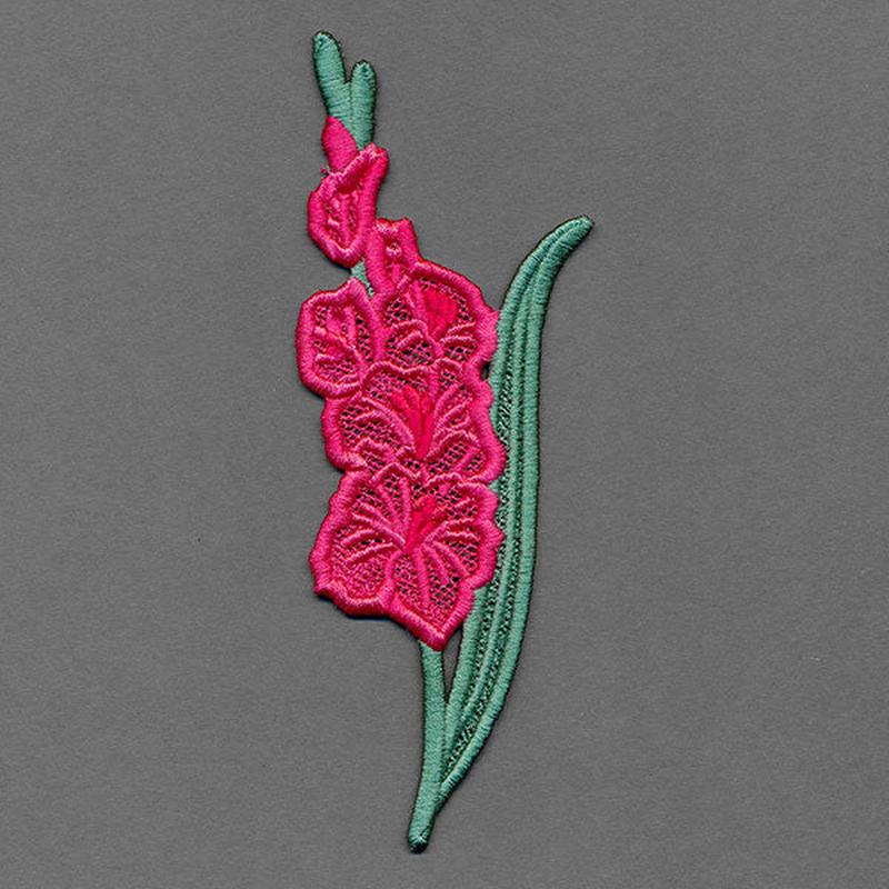 Flowers of the Year - August Gladiolus (Lace)