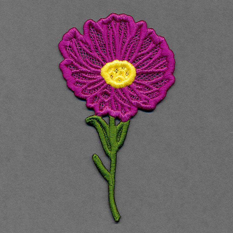 Flowers of the Year - September Aster (Lace)