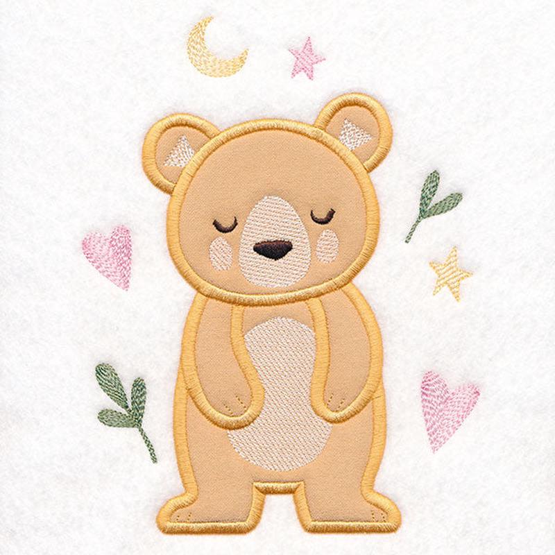 Fluffy Animal Friends - Bear (Applique)