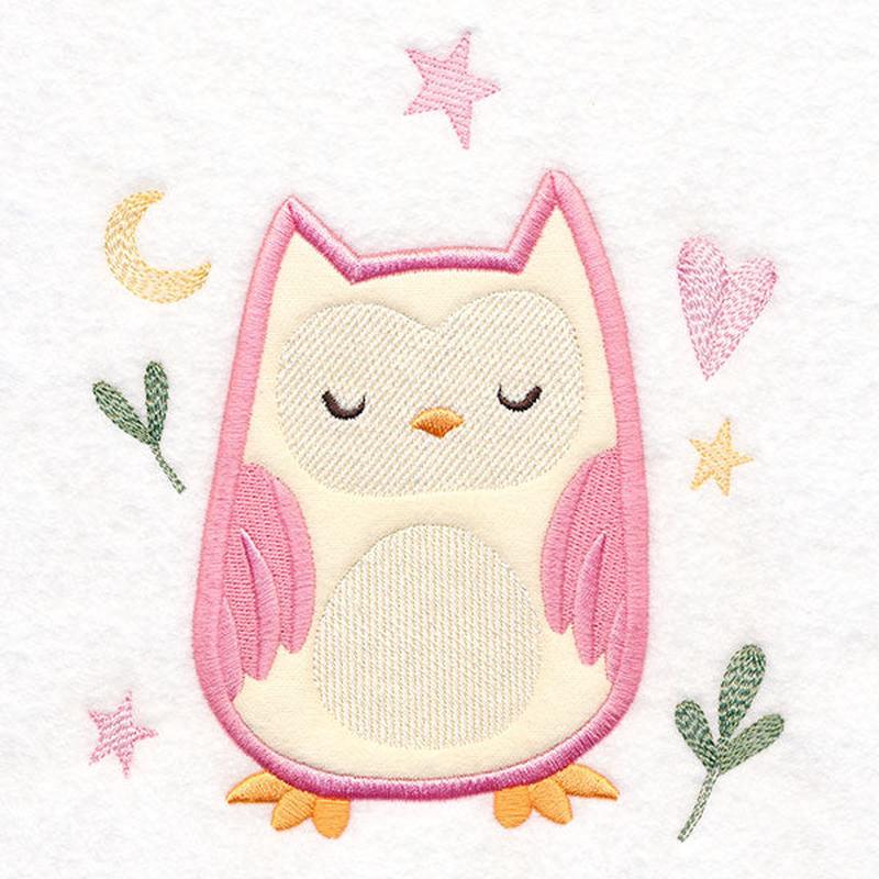 Fluffy Animal Friends - Owl (Applique)
