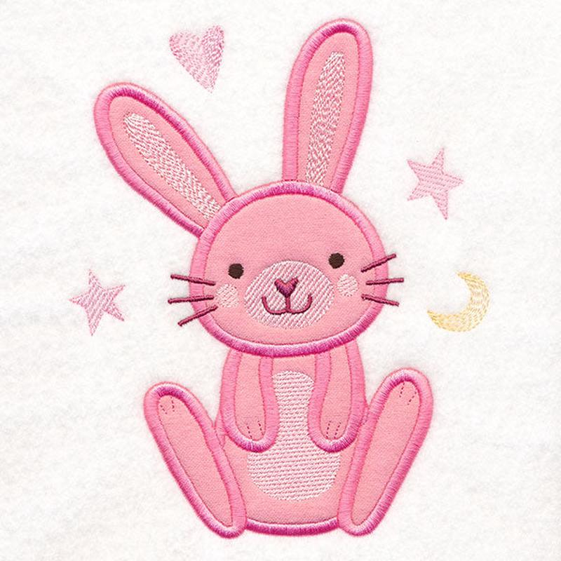 Fluffy Animal Friends - Rabbit (Applique)