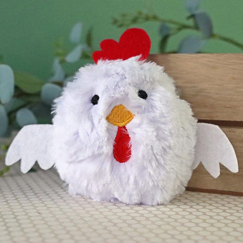 Fluffy Chicken Barnyard Buddy (In-the-Hoop)