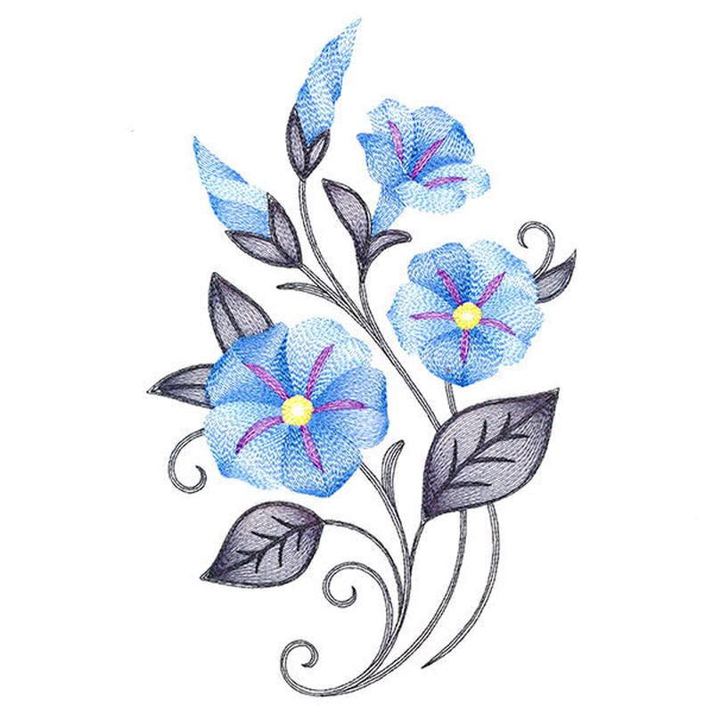 Flourishing Bouquet - Morning Glories