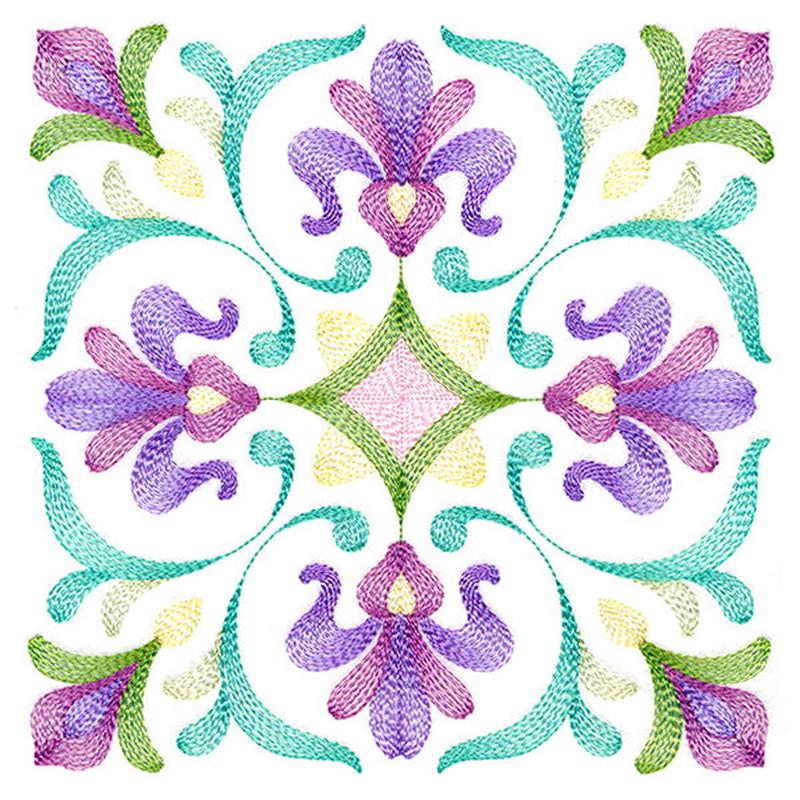 Flourishing Details Square