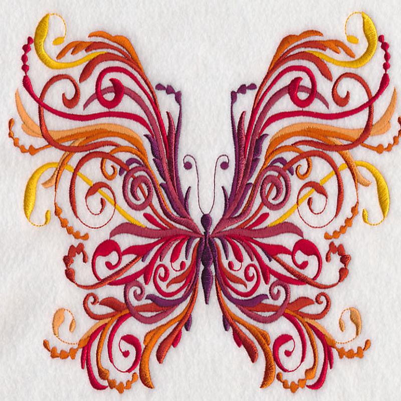 Flourishing Fall Butterfly