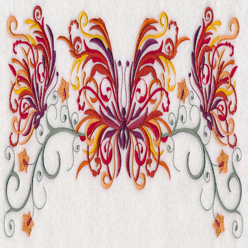 Flourishing Fall Butterfly Spray