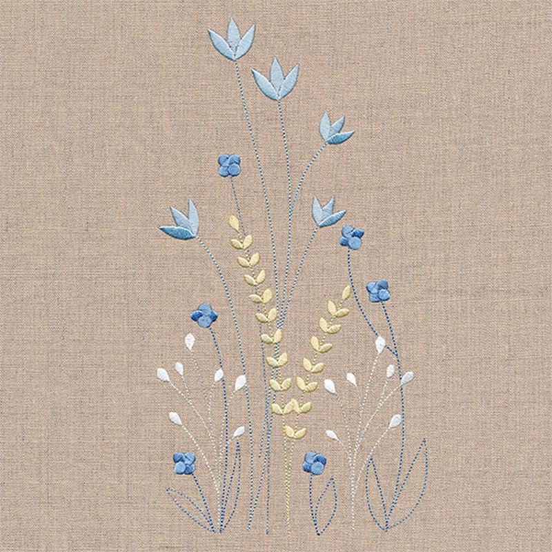 Flourishing Wildflower Stems