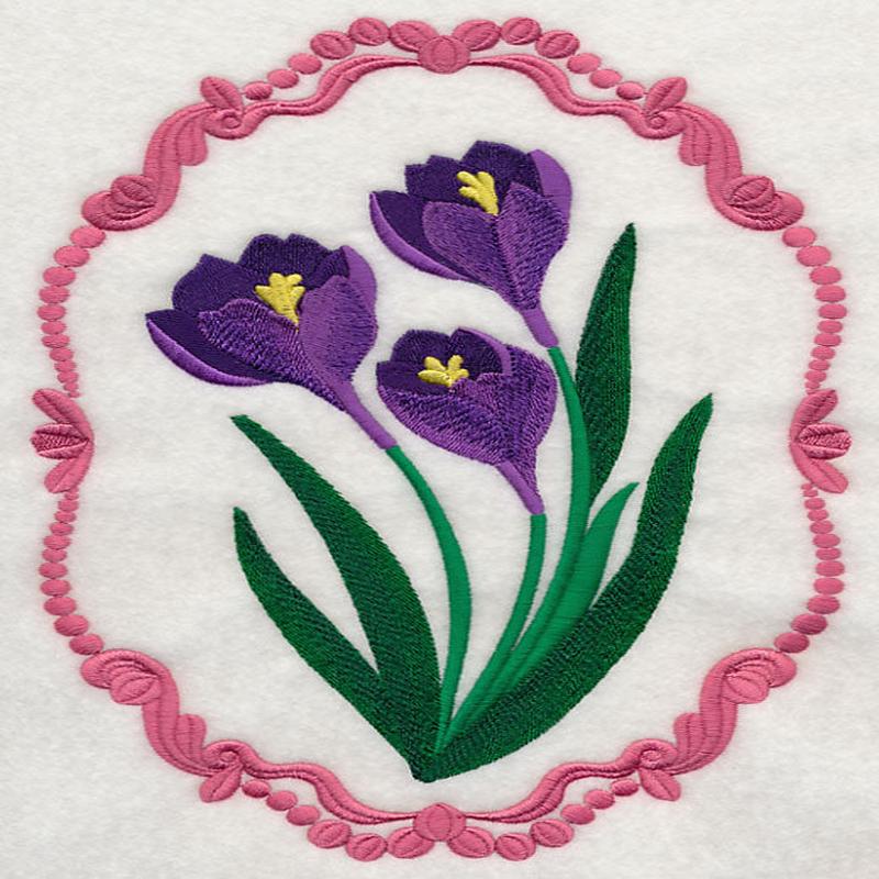 Flower Cameo - Crocuses