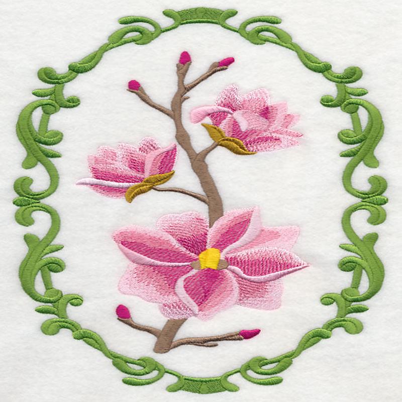 Flower Cameo - Magnolia