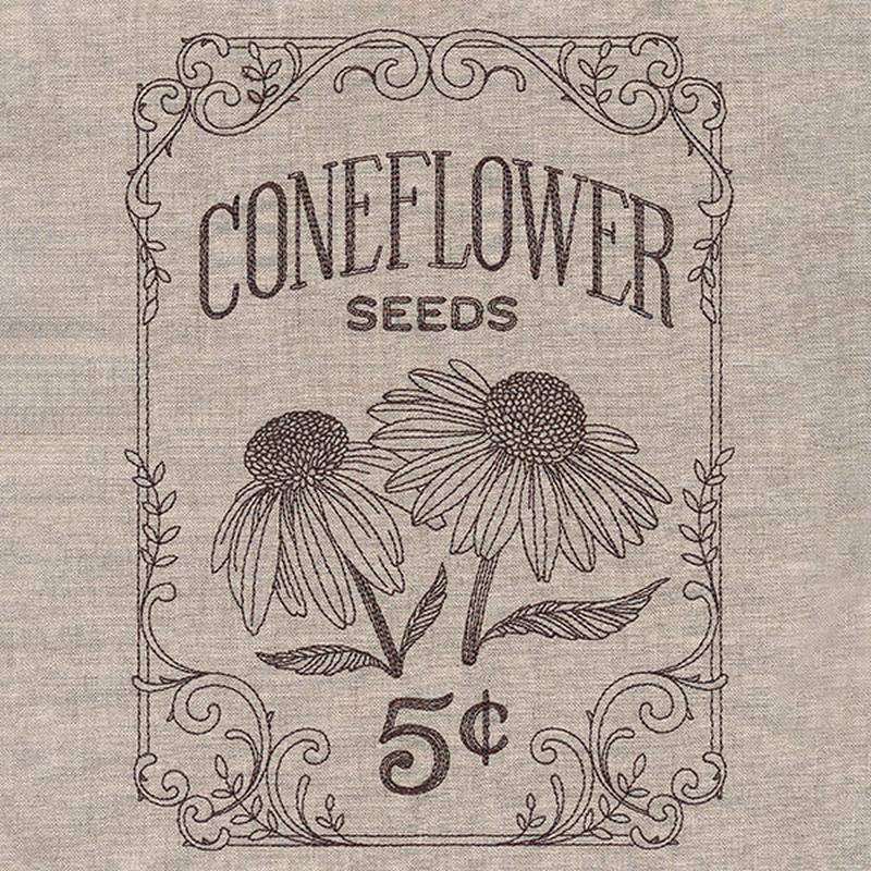 Flower Garden Seed Packet - Coneflowers
