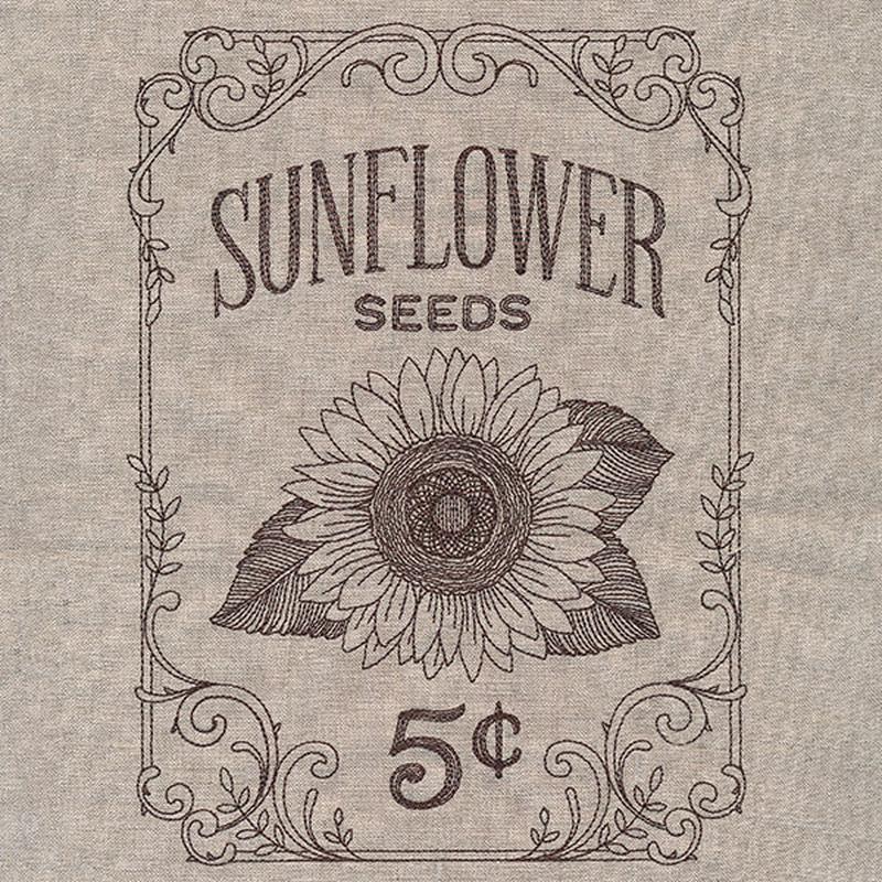 Flower Garden Seed Packet - Sunflowers