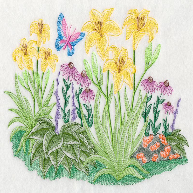 Flower Patch Serenity (Toile)