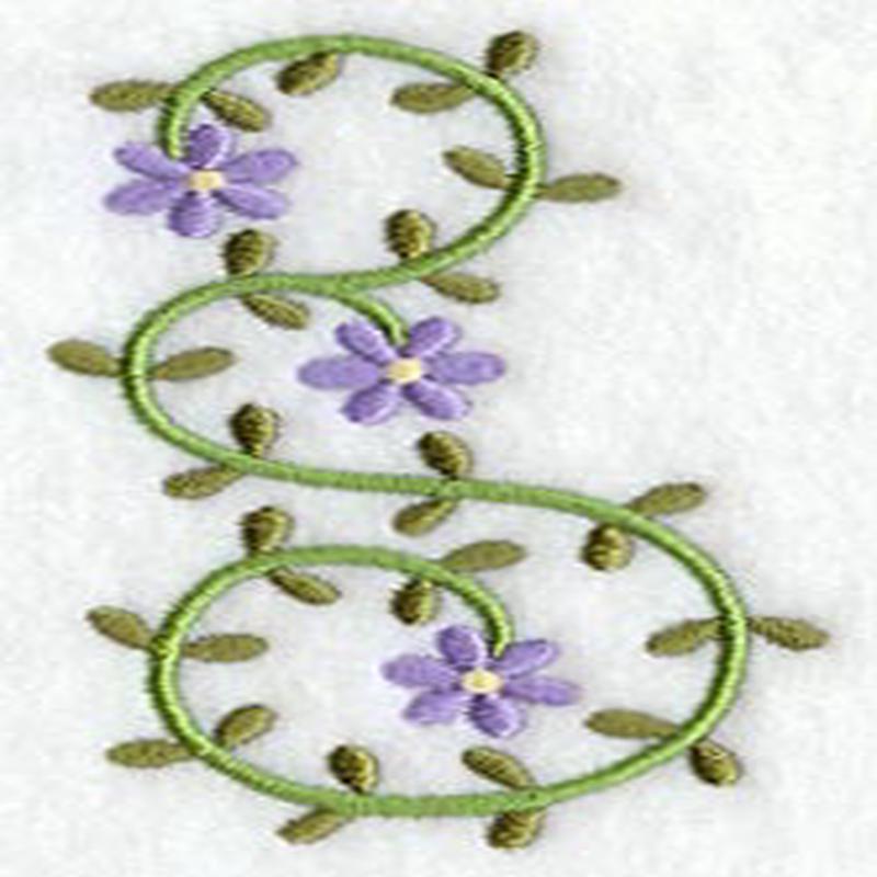 Floral Heirloom Placket - (Half)