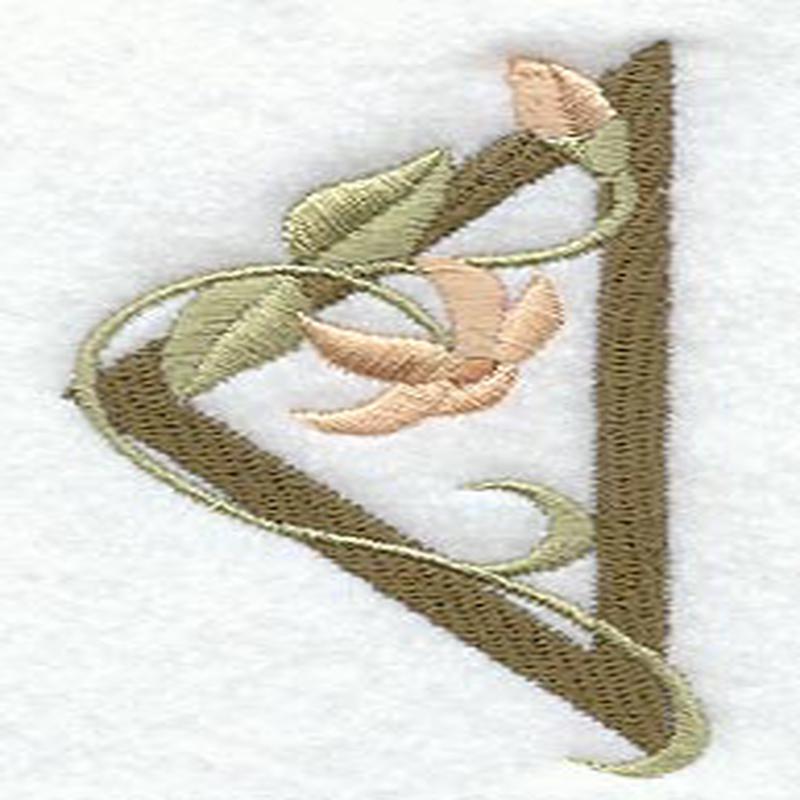 Floral Heirloom Triangle - Left