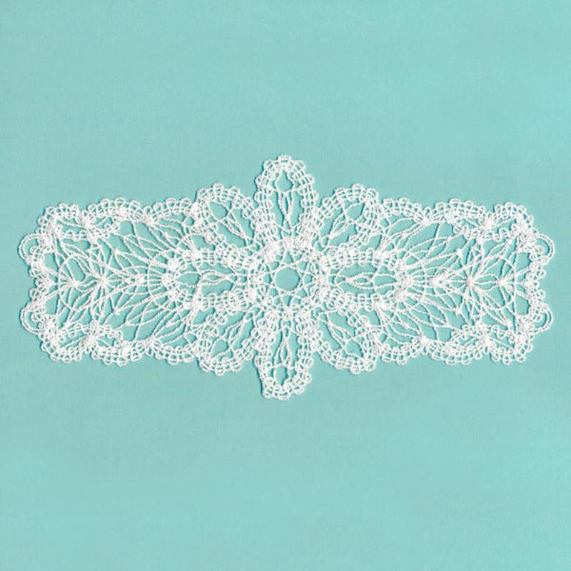 Floral Jar Wrap (Battenburg Lace)