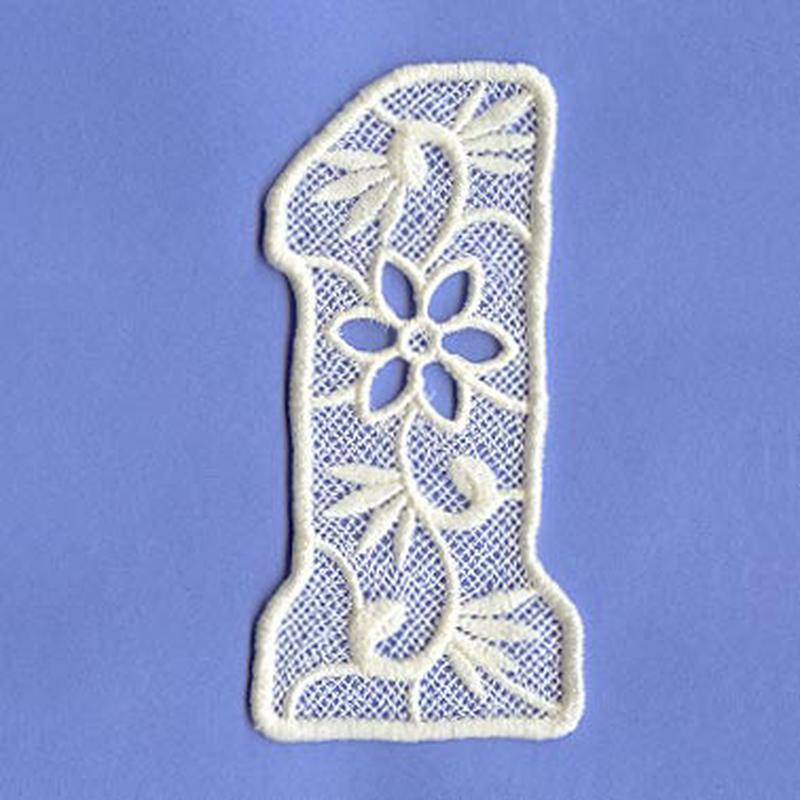 Floral Lace Number 1 (Lace)