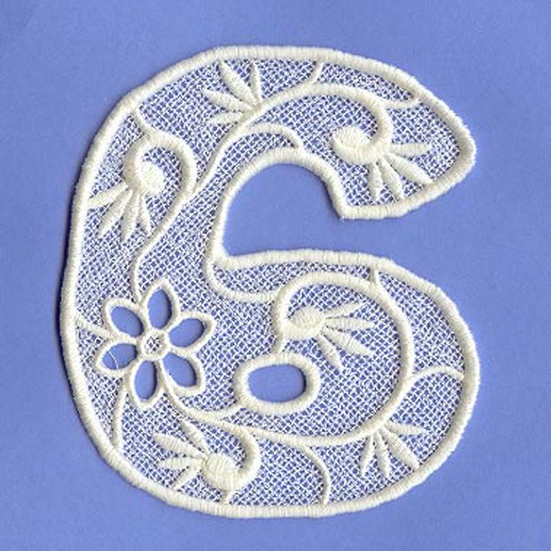 Floral Lace Number 6 (Lace)