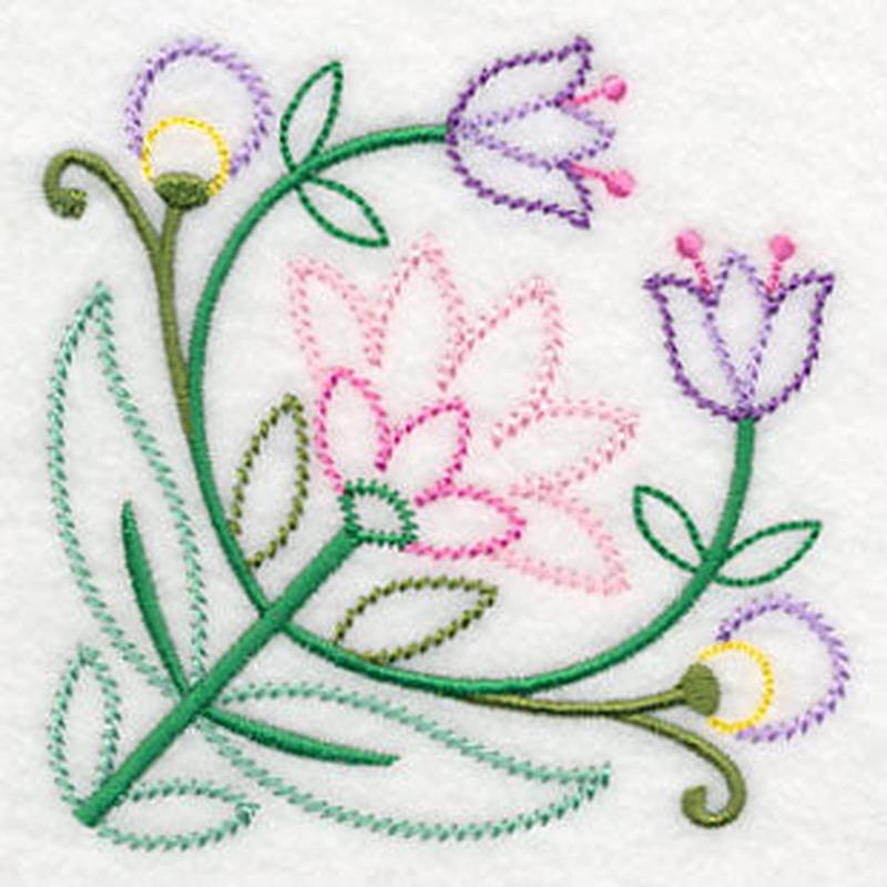 Floral Melody Corner (Vintage)