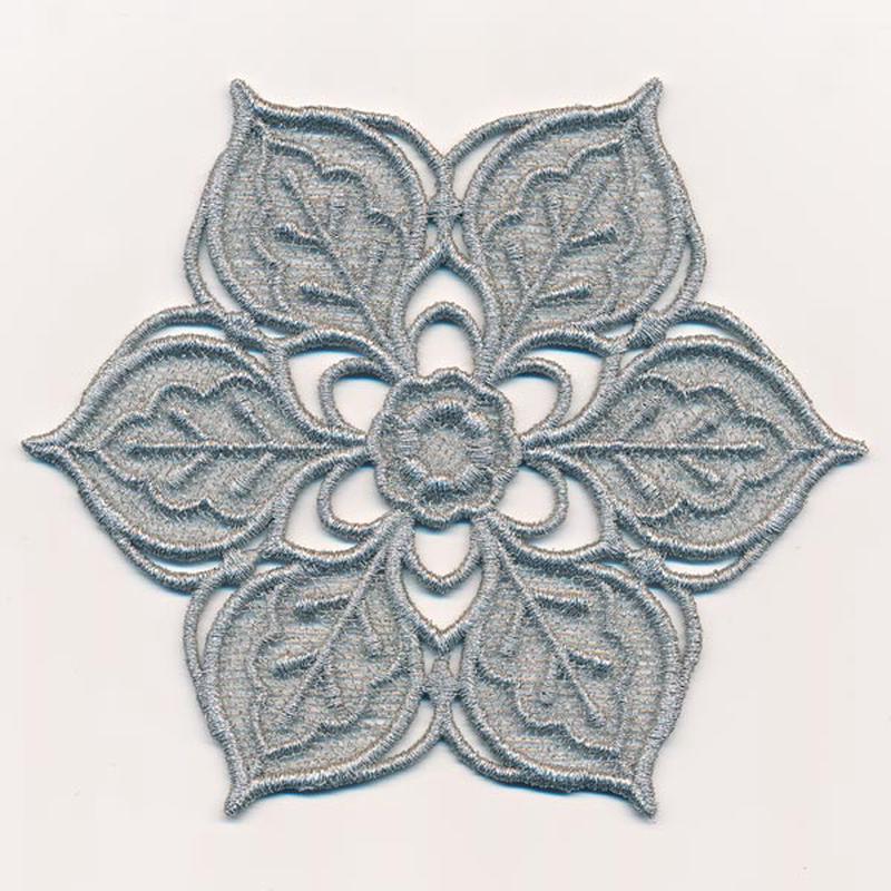 Floral Snowflake Gift Topper (Lace)