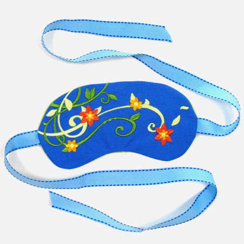 Floral Swirl Sleep Mask (In-the-Hoop)