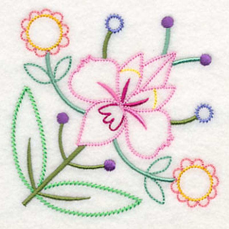 Floral Symphony Corner (Vintage)