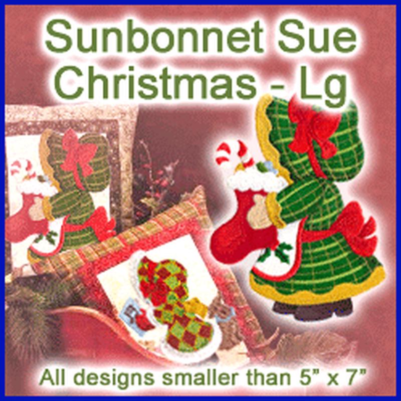 A Sunbonnet Sue Christmas Design Pack