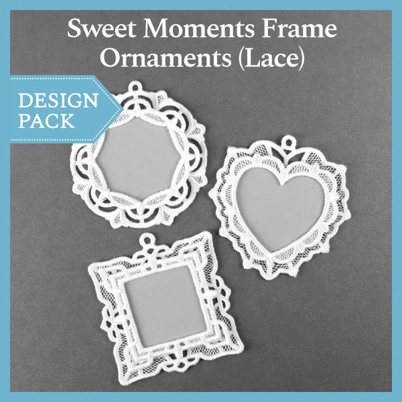 A Sweet Moments Frame Ornament (Lace) Design Pack