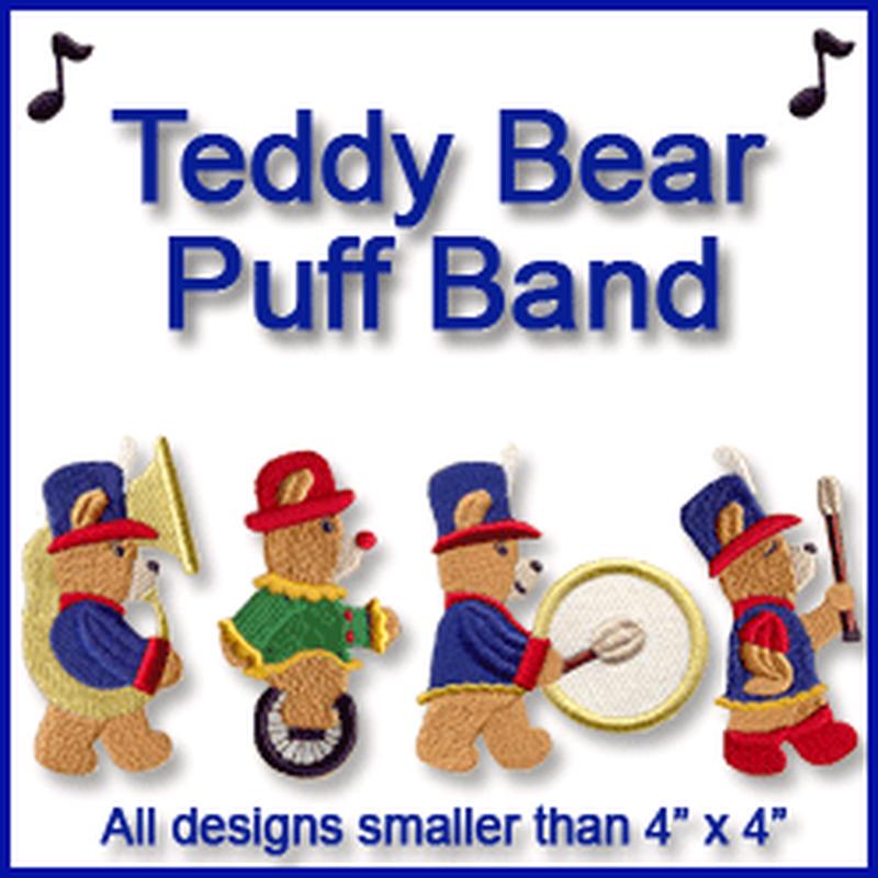 A Teddy Bear Band (Puff Foam) Design Pack