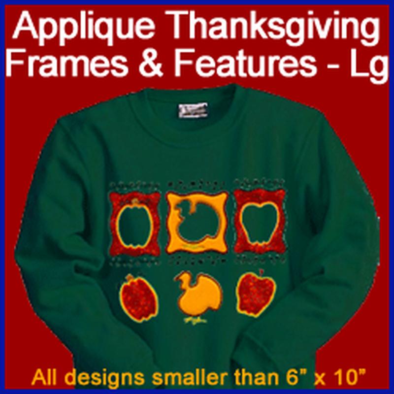 A Thanksgiving Frames Design Pack (Applique)