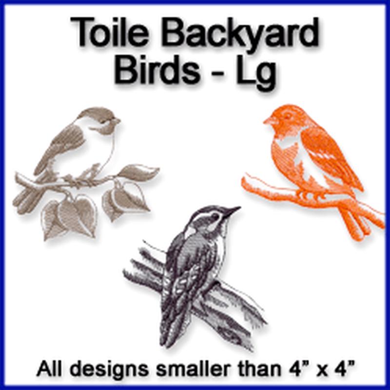 A Toile Backyard Birds Design Pack