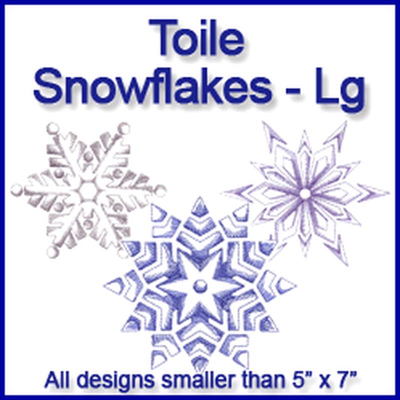 A Toile Snowflakes Design Pack