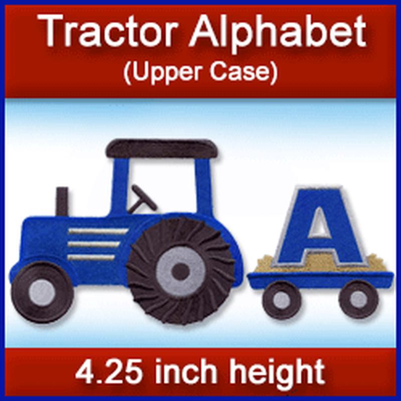 A Tractor Alphabet Design Pack