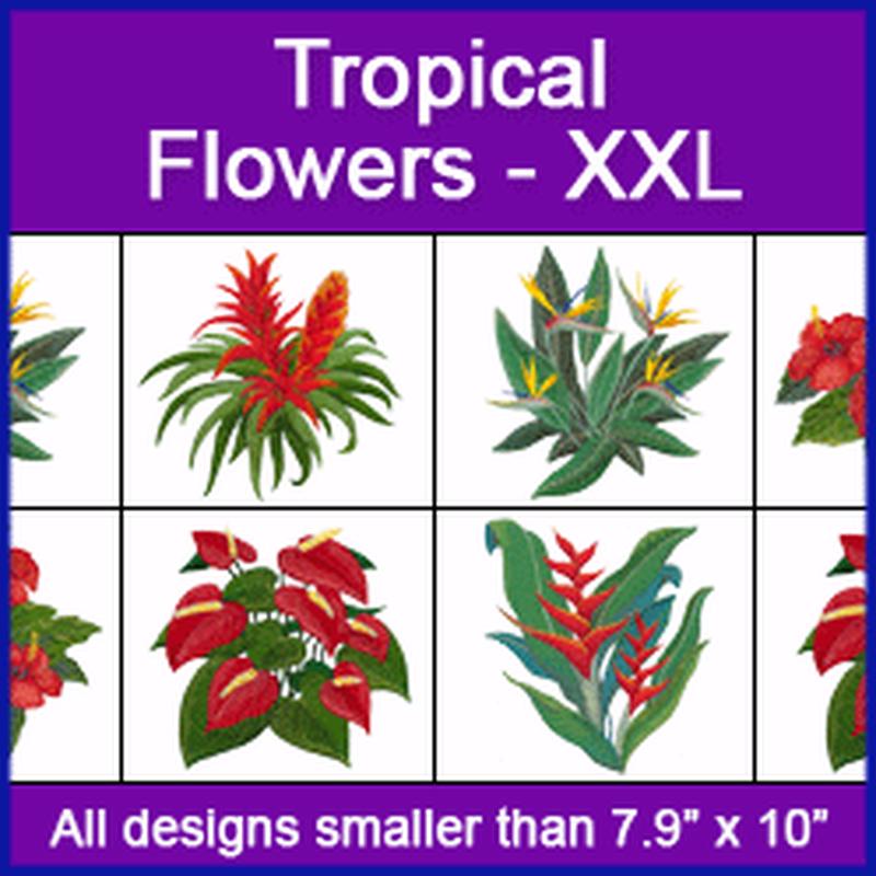 A Tropical Flowers Design Pack