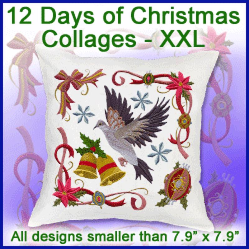 A Twelve Days of Christmas Collages Design Pack