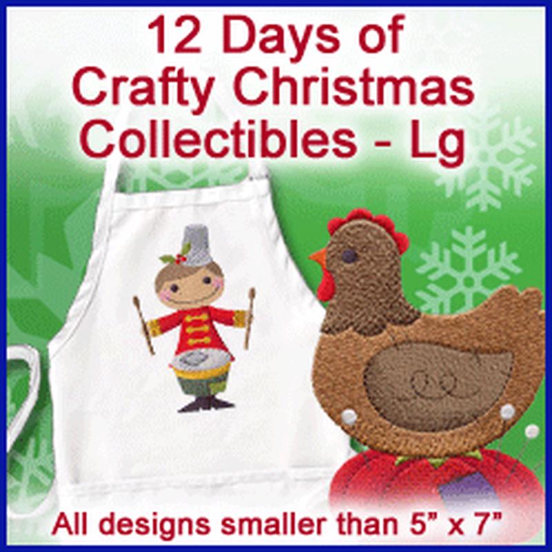A Twelve Days of Crafty Christmas Collectibles Design Pack