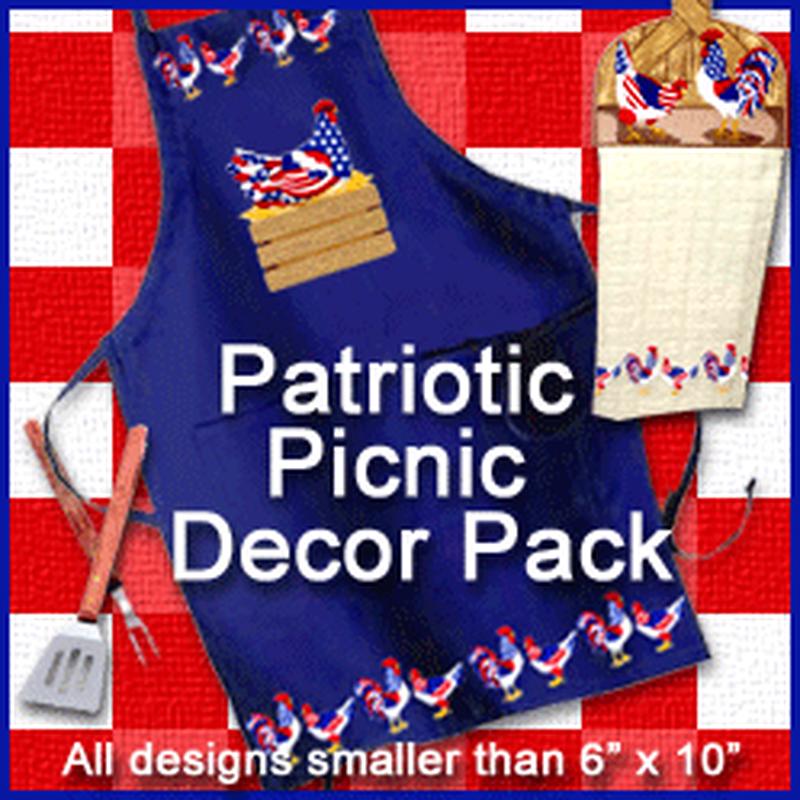 A U.S. Patriotic Picnic Dcor Design Pack