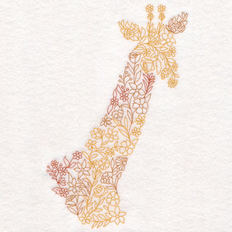 Floral Giraffe
