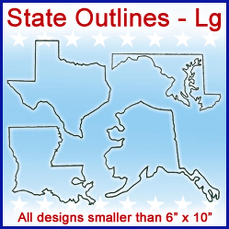 A State Outlines Design Pack