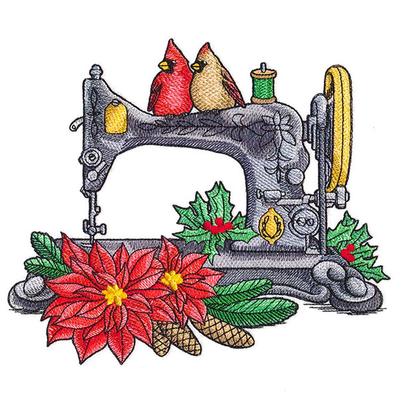 A Stitch of Christmas Cheer Sewing Machine