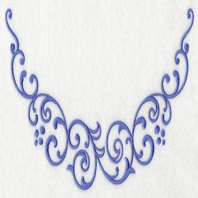 Flirty Filigree Neckline (Crewneck)