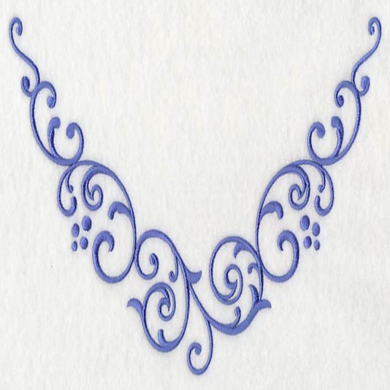 Flirty Filigree Neckline (V-Neck)