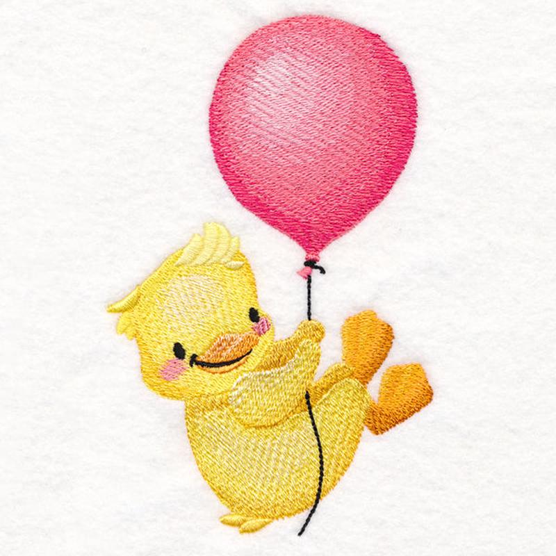 Floating Away Duckling