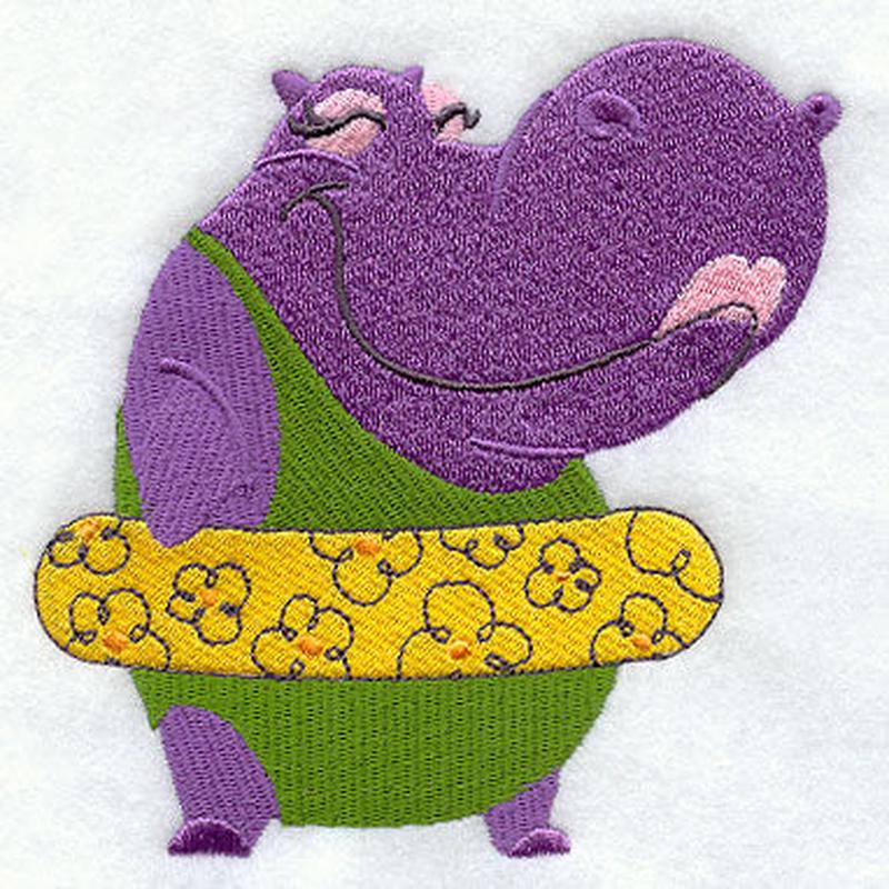 Floating Hippo