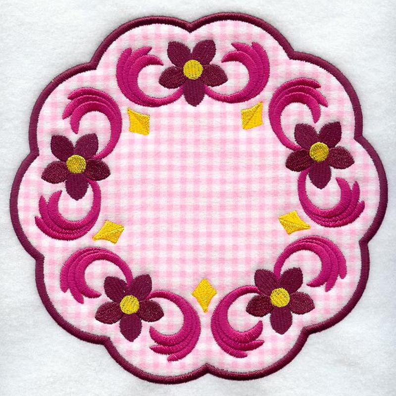 Floral Fancy Trivet (In-the-Hoop)